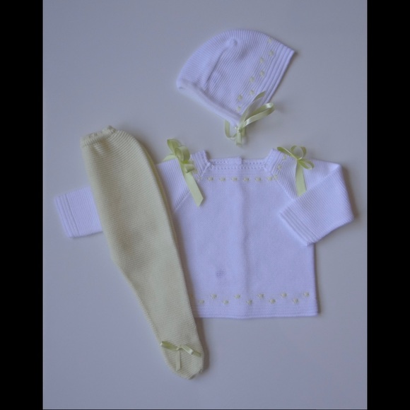 Baby Unisex knit set NEW - Picture 2 of 2